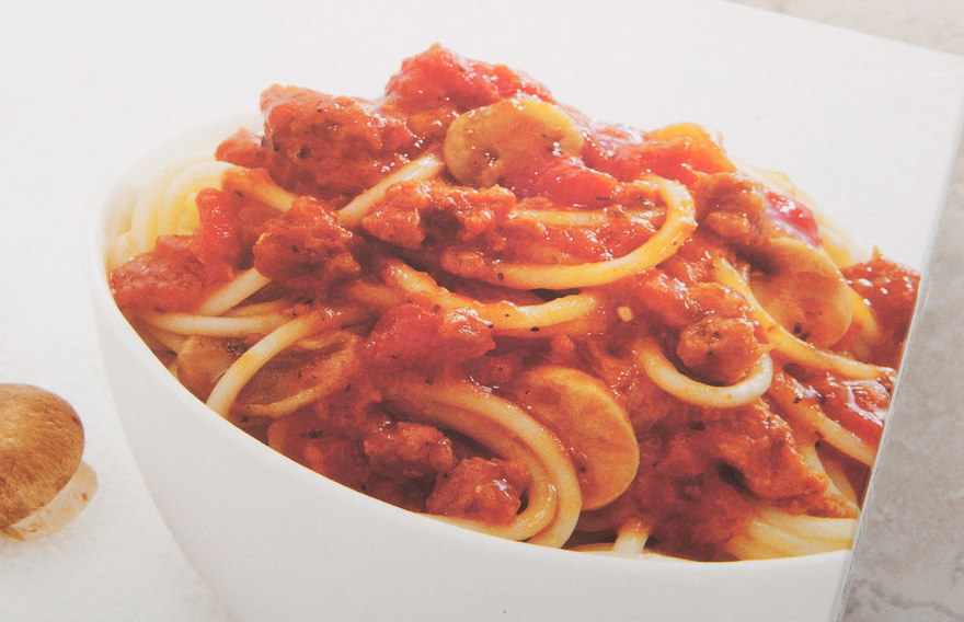 Frozen Spaghetti Meat Sauce Box Italian Mediterranean DietItalian