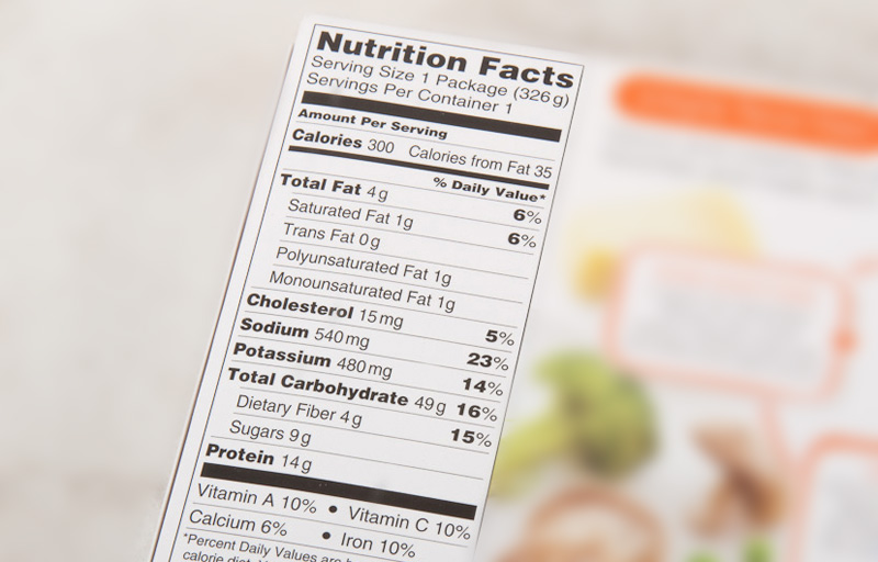 Frozen Spaghetti with Meat Sauce Nutrition Label Italian