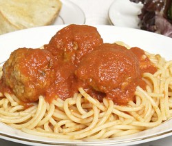 Homemade Spaghetti and Meatballs