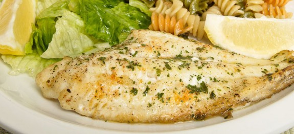 Broiled White Fish Fillet