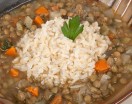 Lentil Soup with Brown Rice