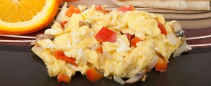 Scrambled Eggs with Vegetables