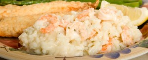 Homemade Risotto with Shrimp