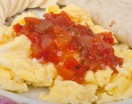 Scrambled Eggs with Salsa