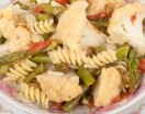 Pasta with Asparagus and Cauliflower