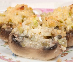 Quinoa Stuffed Mushrooms