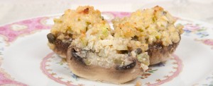 Quinoa Stuffed Mushrooms