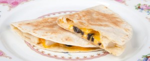 Chicken and Olive Quesadilla