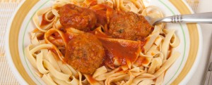 Homemade Pasta with Meatballs