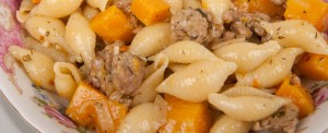Pasta with Sausage and Winter Squash