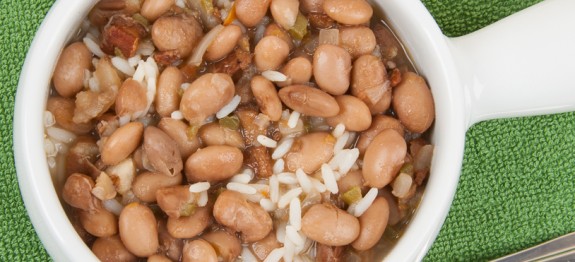 Charro Beans with Parboiled Rice