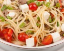 Spaghetti with Ground Beef and Fresh Tomatoes