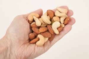 Hand Full of Mixed Nuts