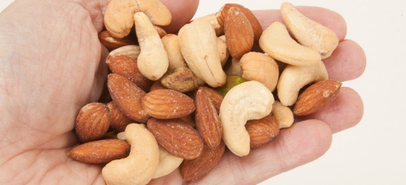 Hand Full of Mixed Nuts