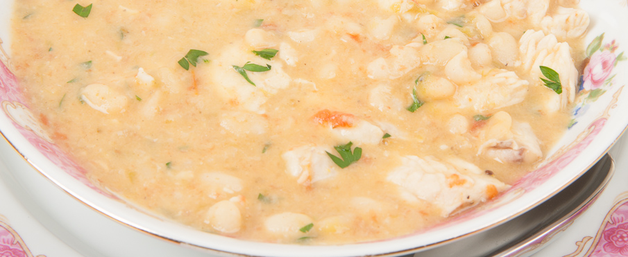 Spicy White Bean and Chicken Chili -
