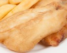 Batter Fried Fish with Steak Fries