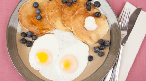 Fried Eggs and Pancakes