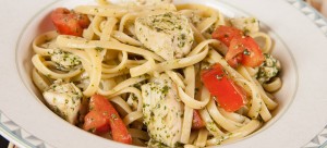 Easy Pasta with Pesto and Grilled Chicken Recipe