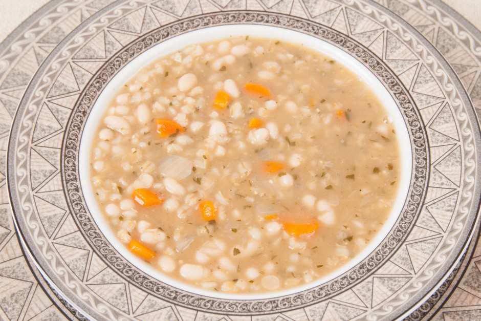 Easy Bean and Barley Soup