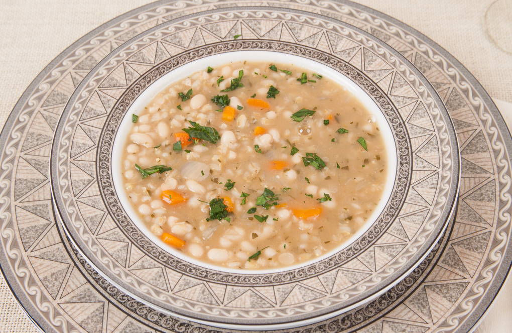 Easy Bean and Barley Soup