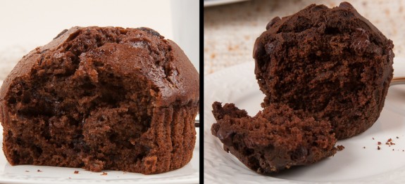 Commercial vs. Cocolate Muffin