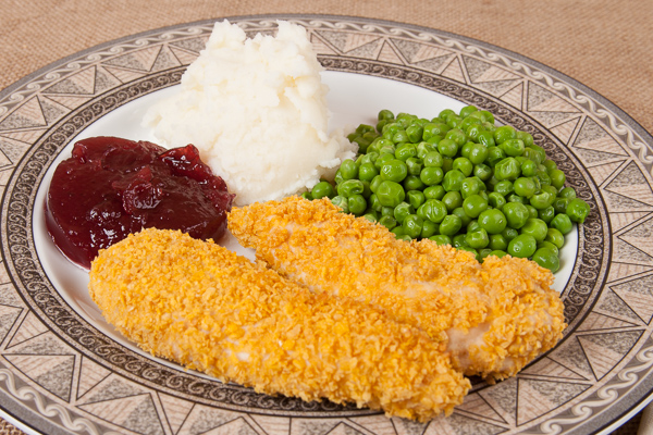 Oven-Fried Chicken Tender Meal